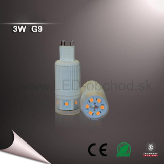 3W Led žiarovka - G9 (WW,NW)