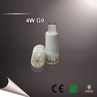 4W Led žiarovka - G9 (WW,NW)