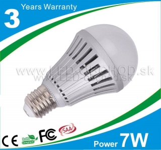 7W LED žiarovka  série PREMIUM  - E27 (WW/NW)