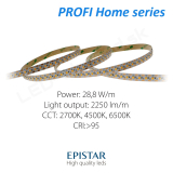 LED pás PROFI Home 28,8W/24V - 1P CRI>95 (NW 4000K) - 2400lm/m