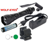 LED Baterka Wolf-Eyes X-Beam Biela XP-L HI V2 v.2 2017 + Zelená LED Full Set