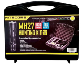 LED baterka Nitecore MH27  XP-L HI v3 biela + RGB farby, USB hunting SET