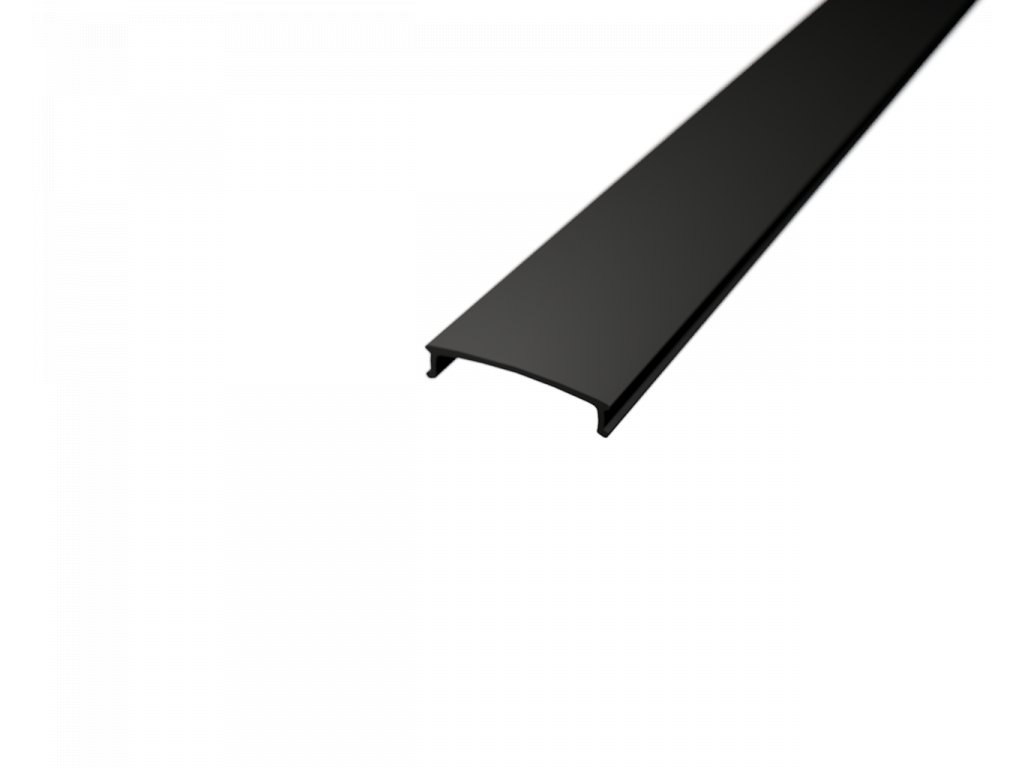 Polykarbonátový difúzor REC5- čierny s priepustnosťou svetla 30%