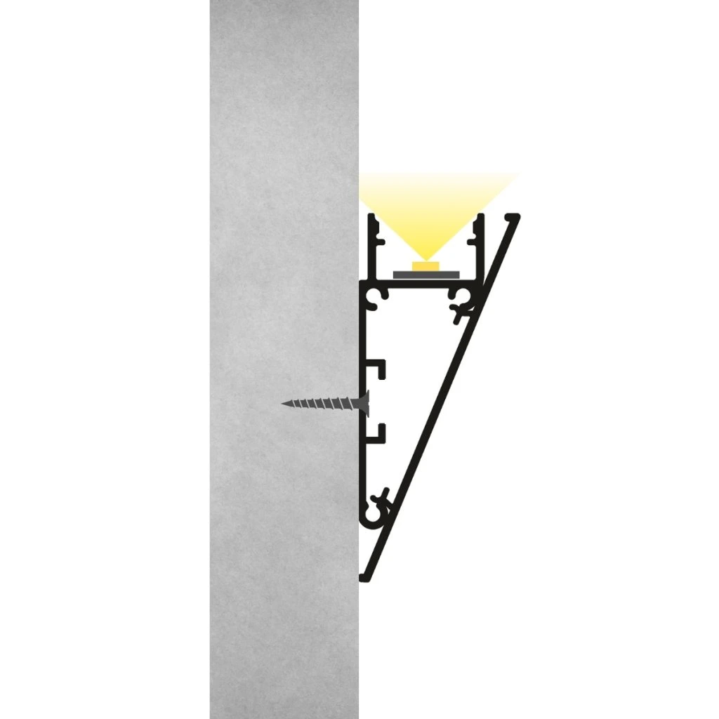 Nástenná LED lišta WALL - Biela