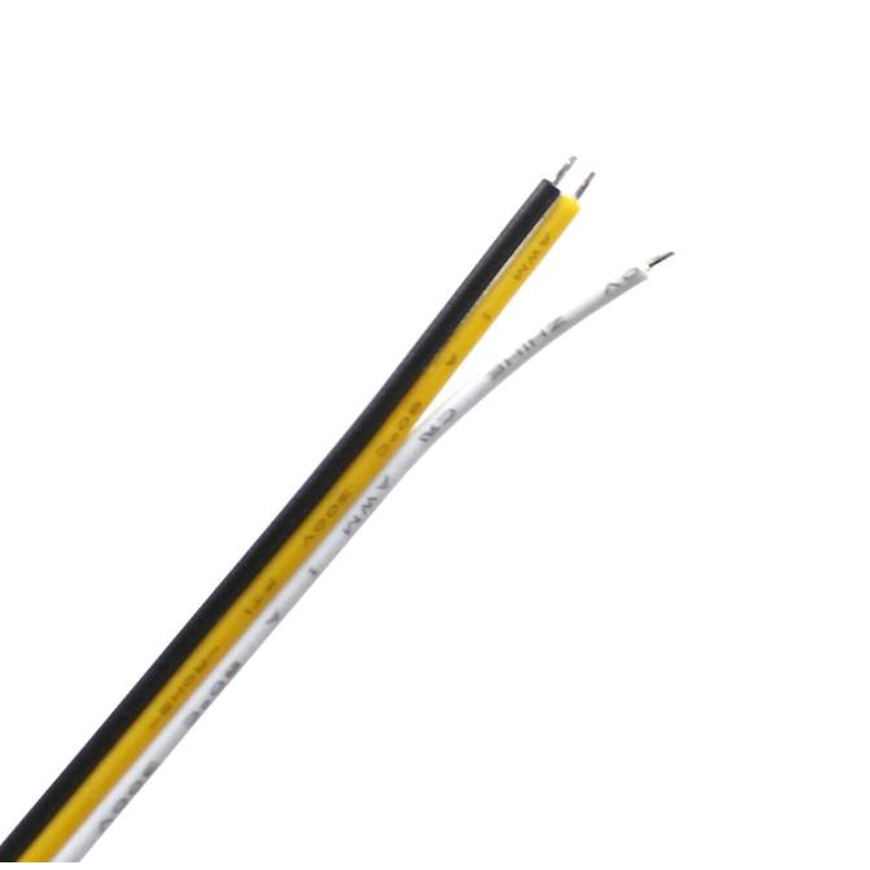 Kábel na napájanie DUALWHITE pásov s prierezom 3x0,35 mm² - 100% pocínovaná meď 