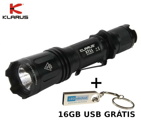 LED Baterka Klarus - XT11 XM-L2 U2 1060lm