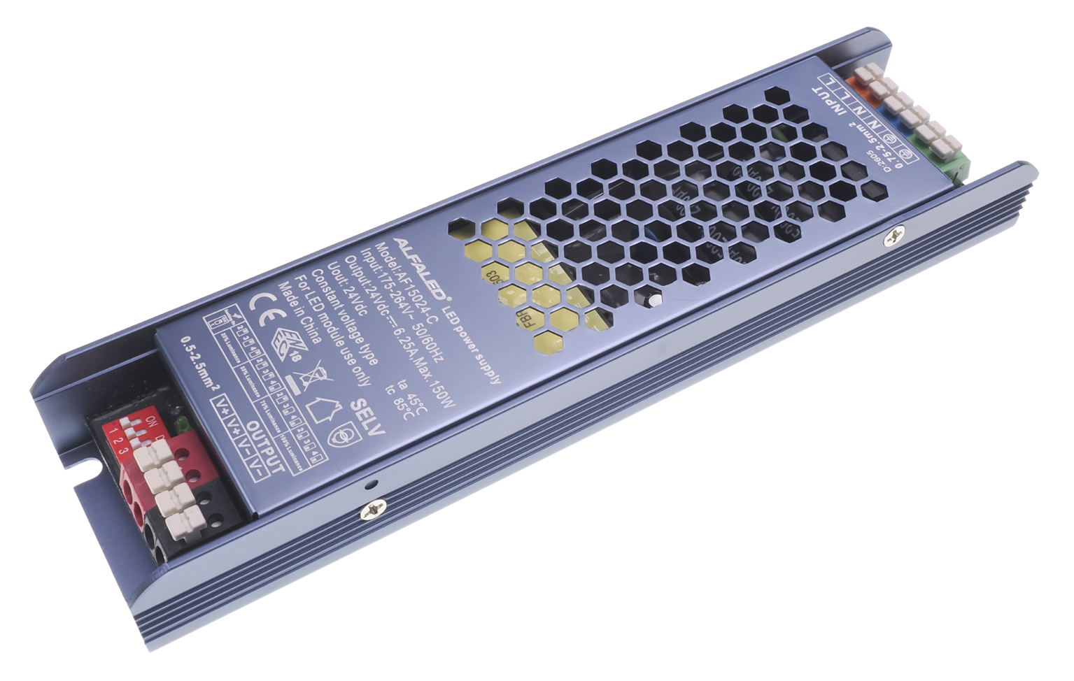 ALFALED 150W Soft-Start LED Zdroj so 4-krokovou reguláciou jasu (16-24V) – Séria C