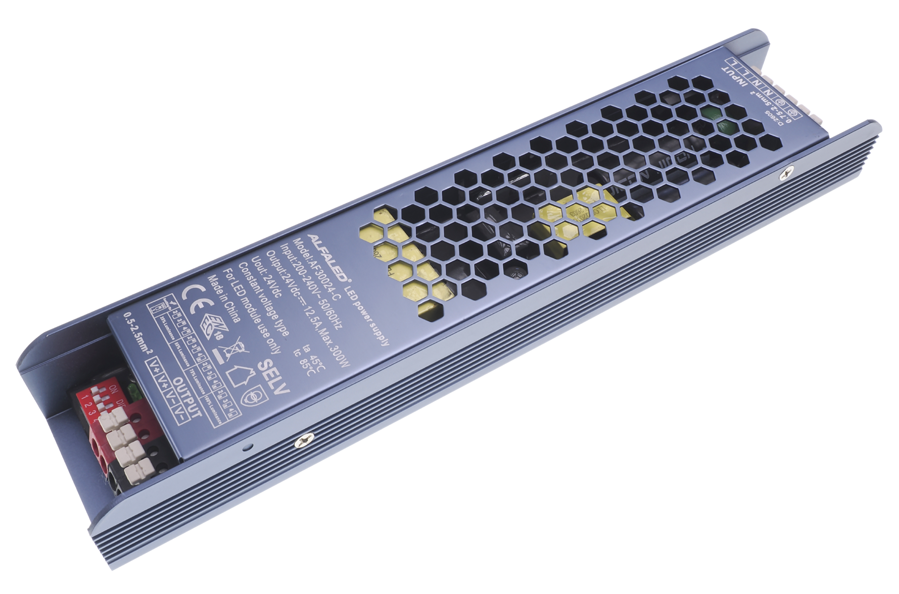 ALFALED 300W Soft-Start LED Zdroj so 4-krokovou reguláciou jasu (16-24V) – Séria C