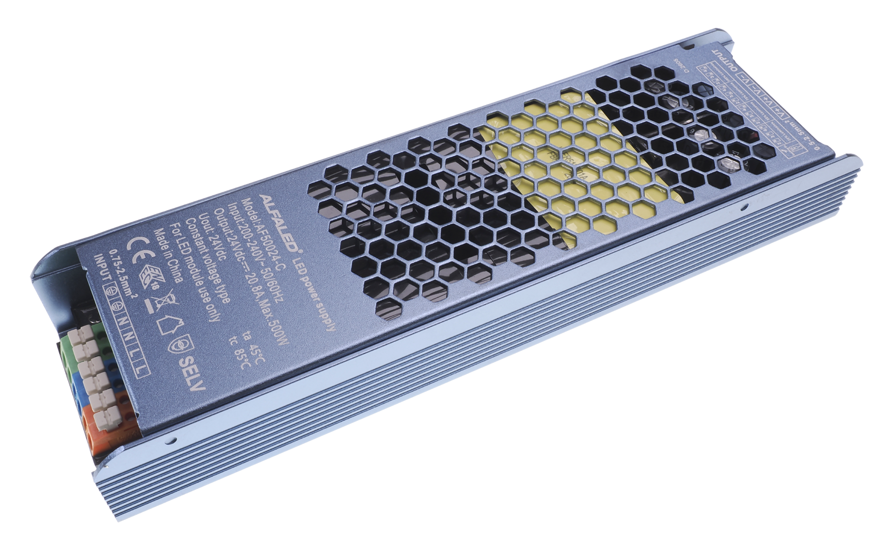 ALFALED 500W Soft-Start LED Zdroj so 4-krokovou reguláciou jasu (16-24V) – Séria C