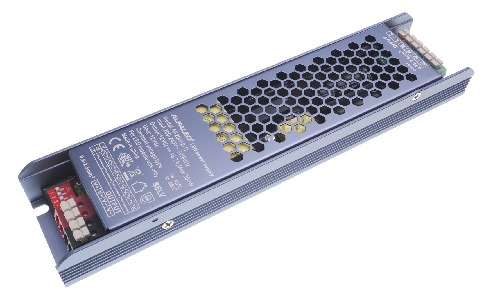 ALFALED 200W Soft-Start LED Zdroj so 4-krokovou reguláciou jasu (3-12V) – Séria C