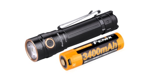 LED baterka FENIX LD30 + 18650 3400mA  s USB