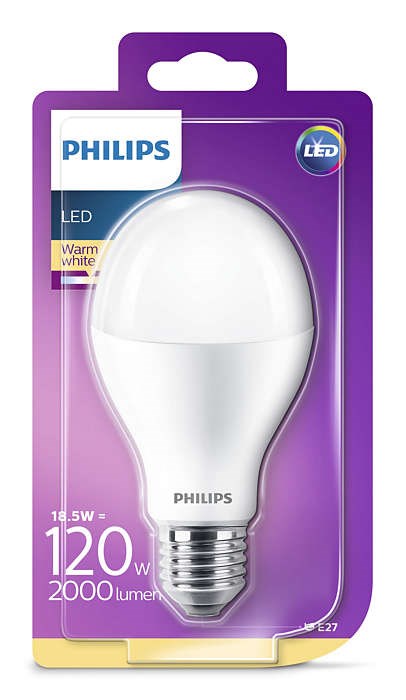 Philips LED CLA120 17-18,5 W E27 Teplá biela 2700K