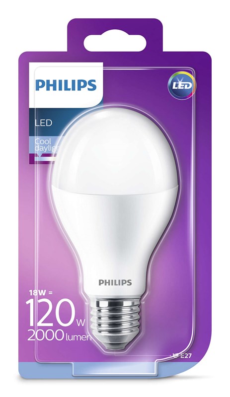 Philips LED CLA120 15,5-18W E27 Studená denná 6000K