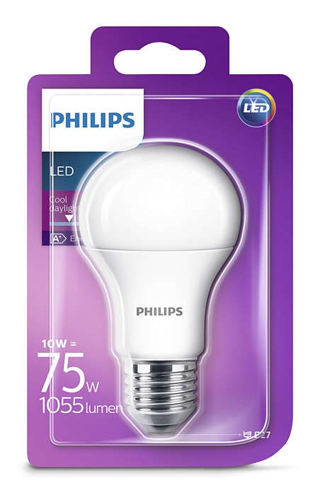 Philips LED CLA75 10W  E27 Studená denná 6000K