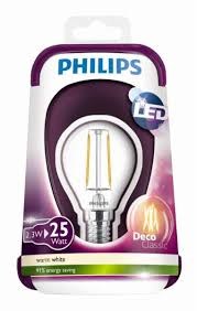 Philips LED Deco CLP25 2,3W E14 Teplá biela 2700K