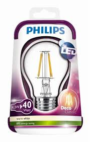 Philips LED Deco CLA40 4,3W E27 Teplá biela 2700K