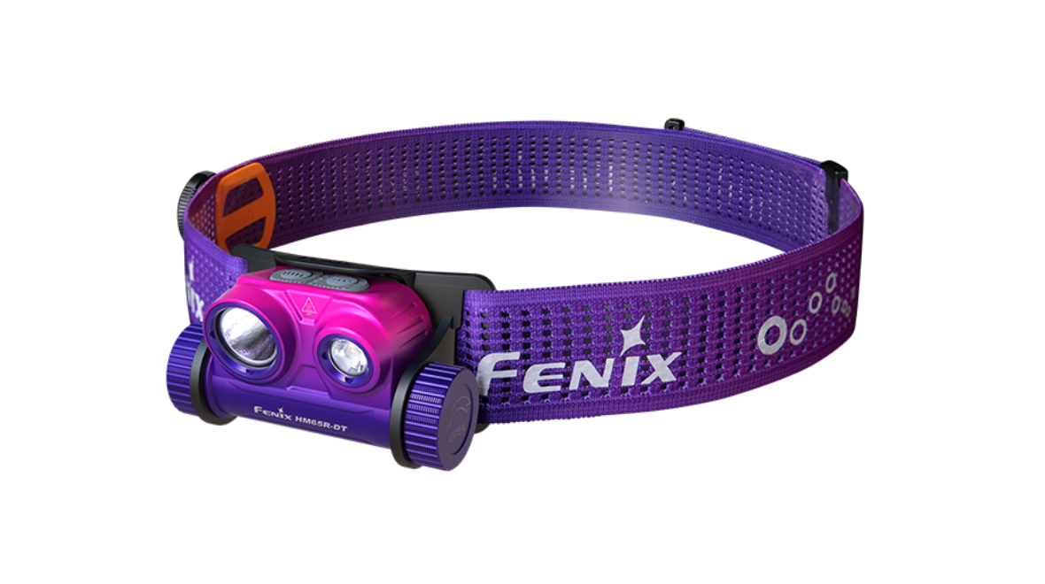 LED Čelovka Fenix HM65R-DT , USB-C nabíjateľná NEBULA