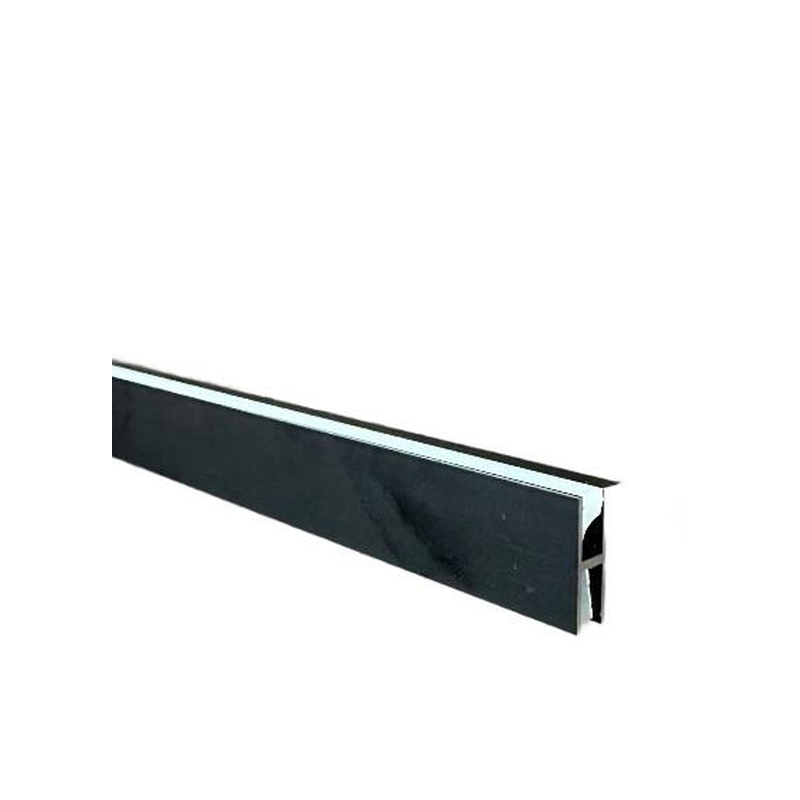 Hliníkový profil nábytkový zafrézovateľný AF46 čierny 18,5x8,5mm