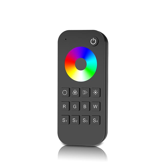 Diaľkový 1 zónový RGB/RGBW ovládač ATTRACTIVE – Black