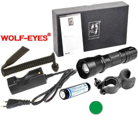 LED Baterka Wolf-Eyes Defender-III Zelená LED Full Set 