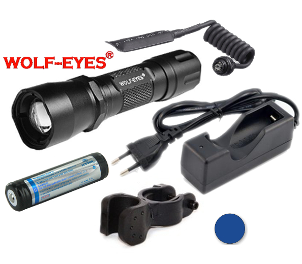 LED Baterka Wolf-Eyes Defender-III Modrá LED Full Set