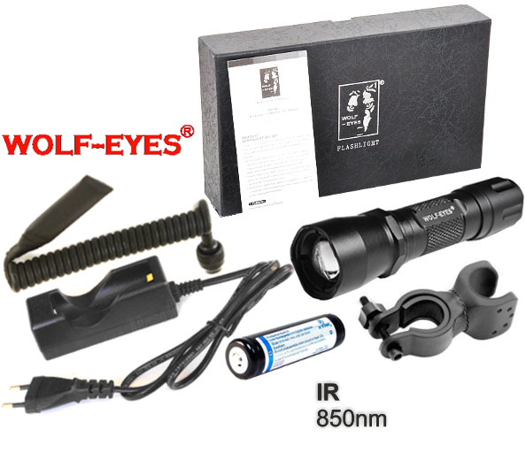 Prisvit k nočnému videniu Wolf-Eyes Defender III IR-850nm Full Set