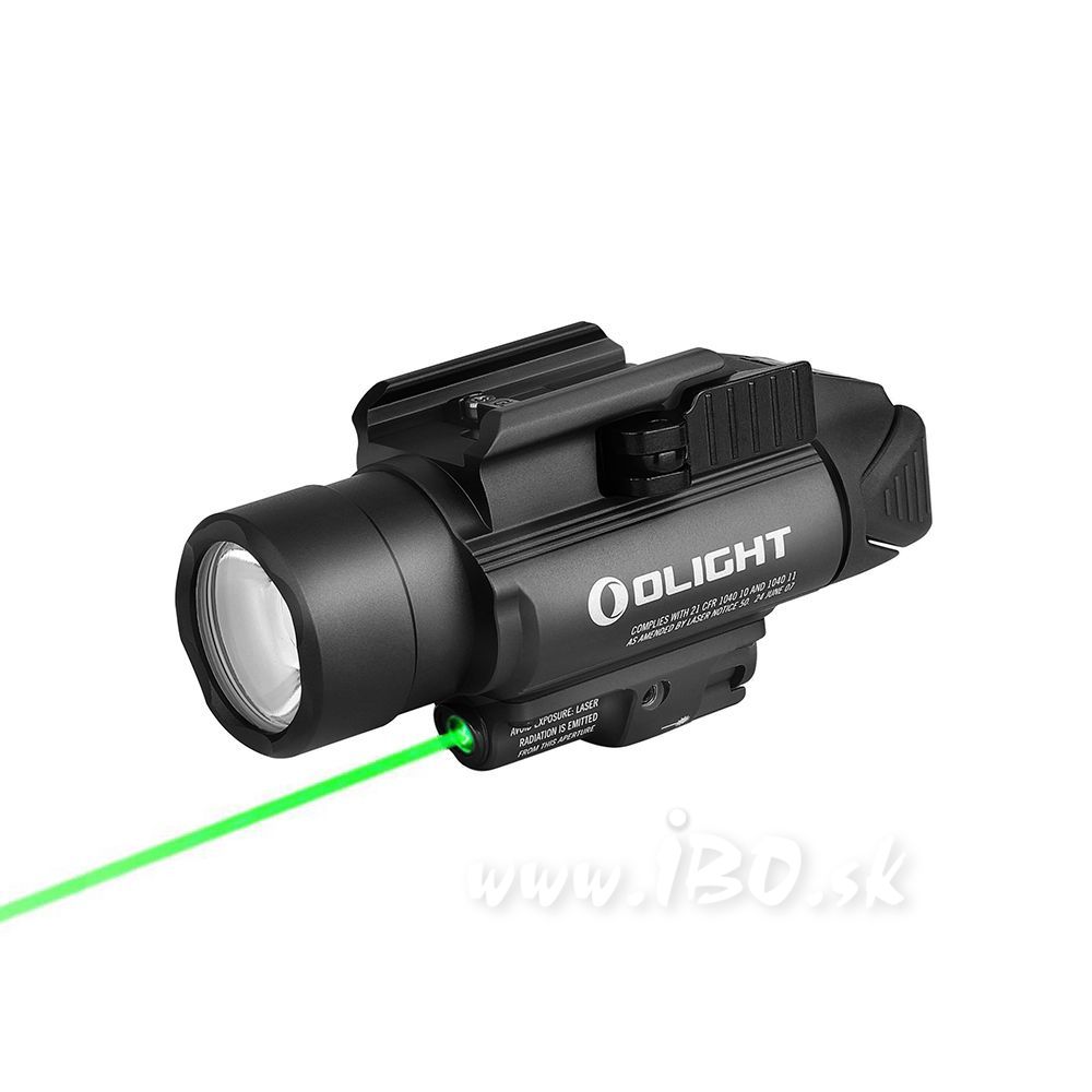 LED Baterka Olight BALDR  PRO 1350lm -zelený laser