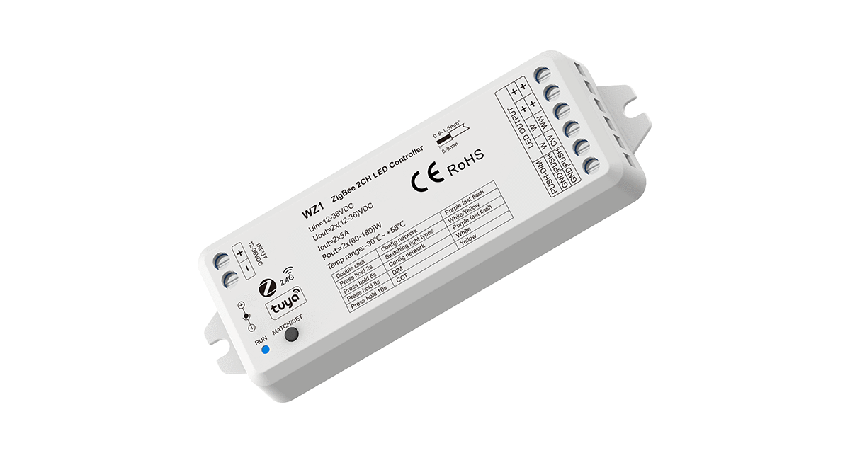 Riadiaca jednotka ATTRACTIVE - prijímač signálu WIFI a RF (ZIGBEE) Jednof. a Dual - WZ1
