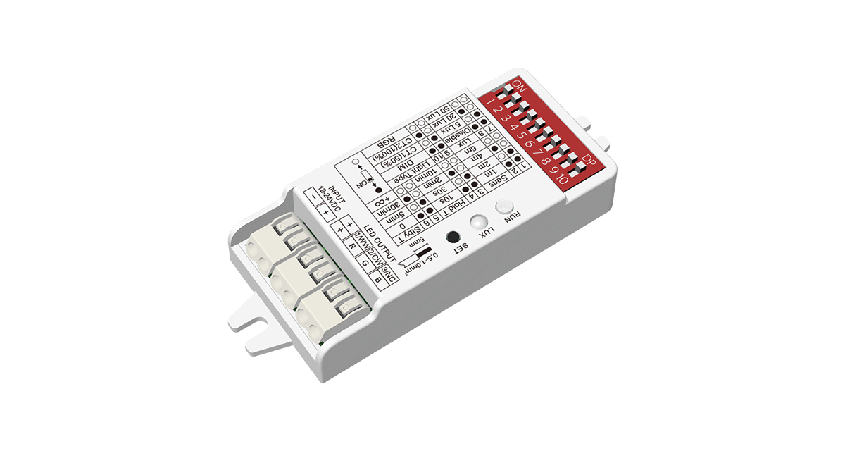 Mikrovlny senzor s RF a Dimming ATTRACTIVE V3-PM pre LED pásy