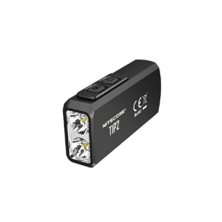 LED kľúčenka Nitecore TIP2  – Čierna magnetická USB