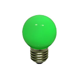 LED žiarovka 1W - zelená pätice E27