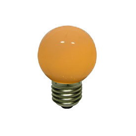 LED žiarovka 1W - žltá pätice E27