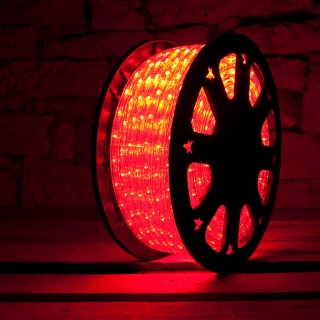 LED hadica 4,6W/m - Červená (Interiér / Exteriér) 50m balenie EASY FIX