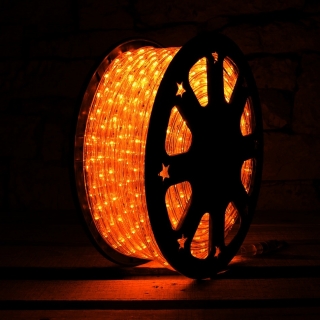 LED hadica 4,6W/m - Oranžová (Interiér / Exteriér) 50m balenie EASY FIX